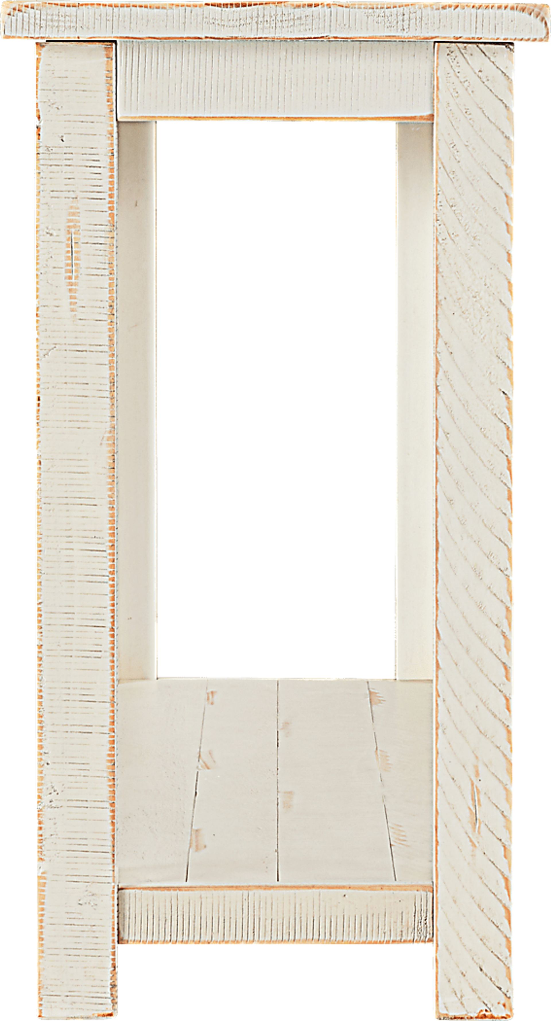 Baltazar White Sofa Table - Image 3