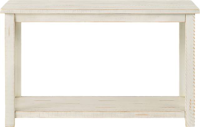 Baltazar White Sofa Table - Thumbnail - Image 1