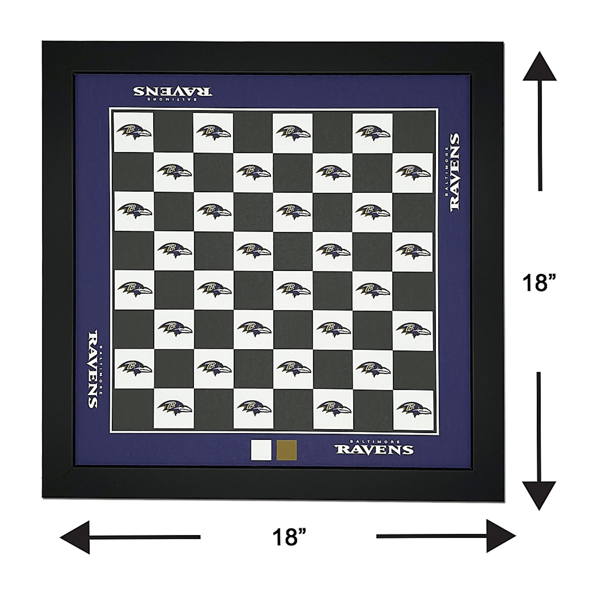 Baltimore Ravens Wall Chess Set - Image 5