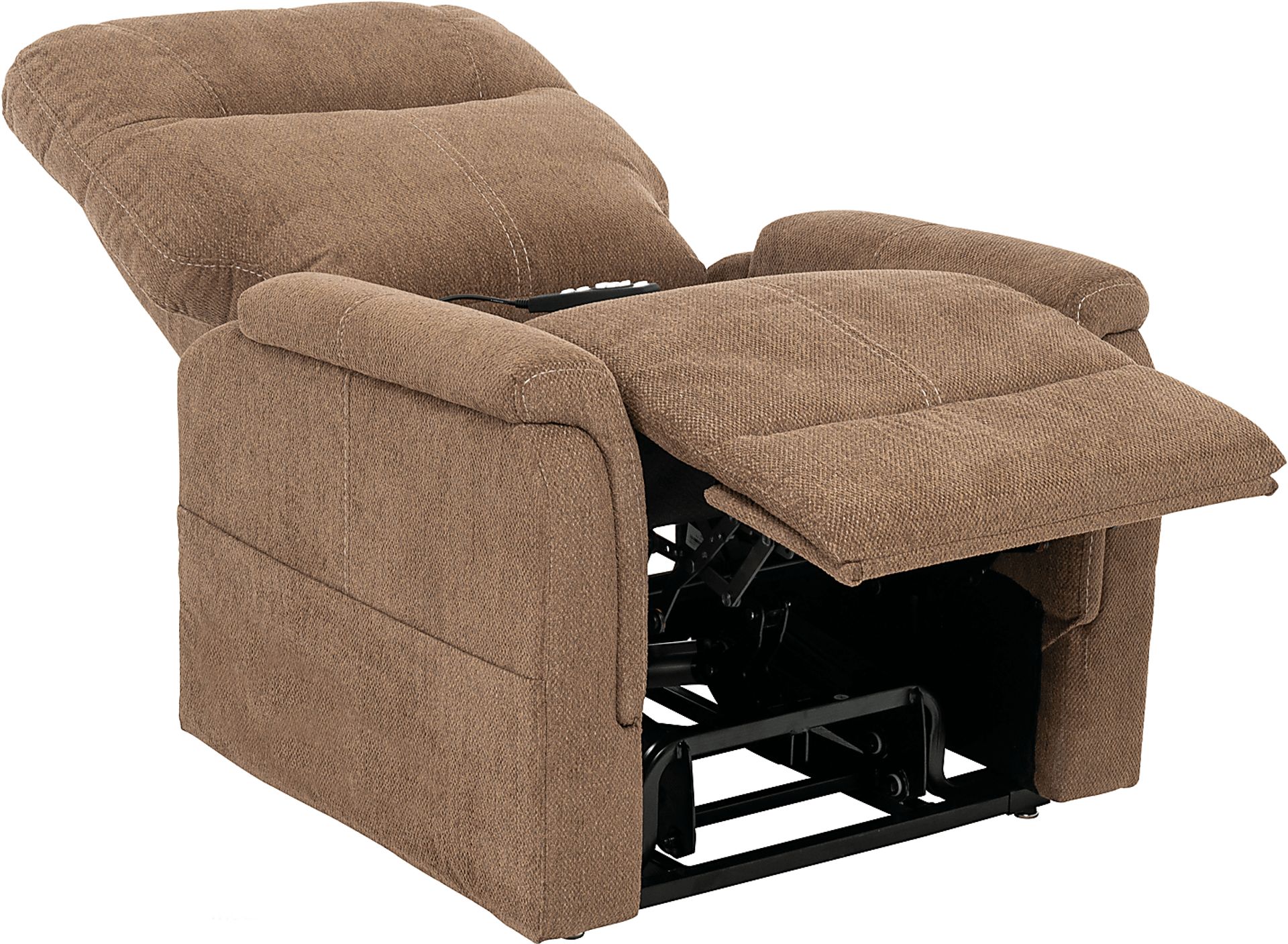 Baltruso Brown Lift Chair Power Recliner - Image 4