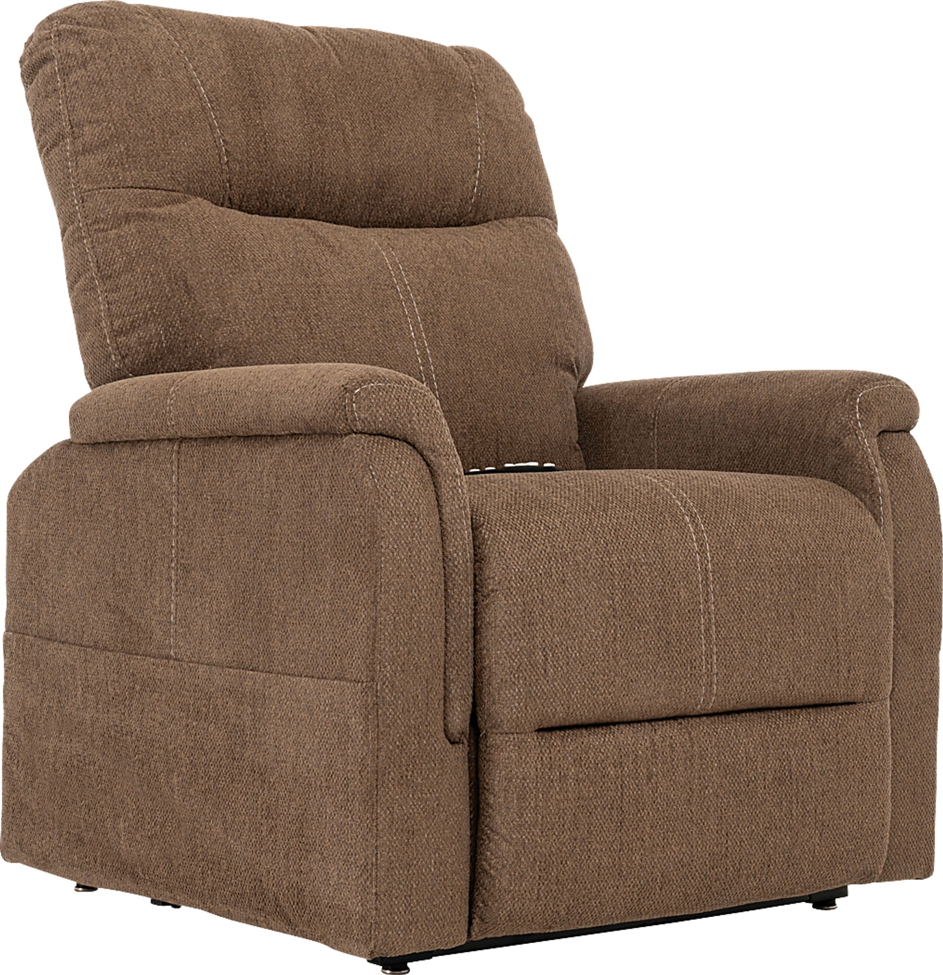 Baltruso Brown Lift Chair Power Recliner - Image 1