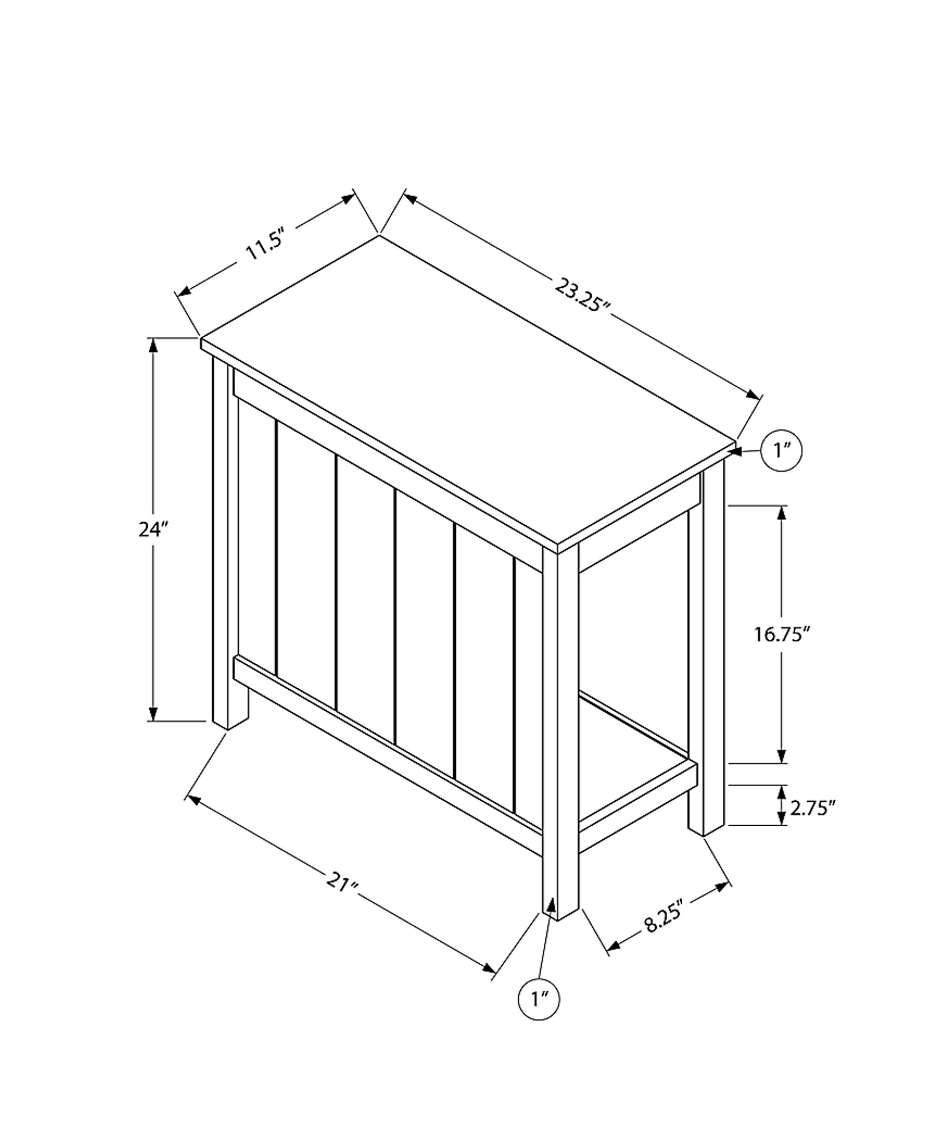 Baltzell Espresso End Table - Image 4