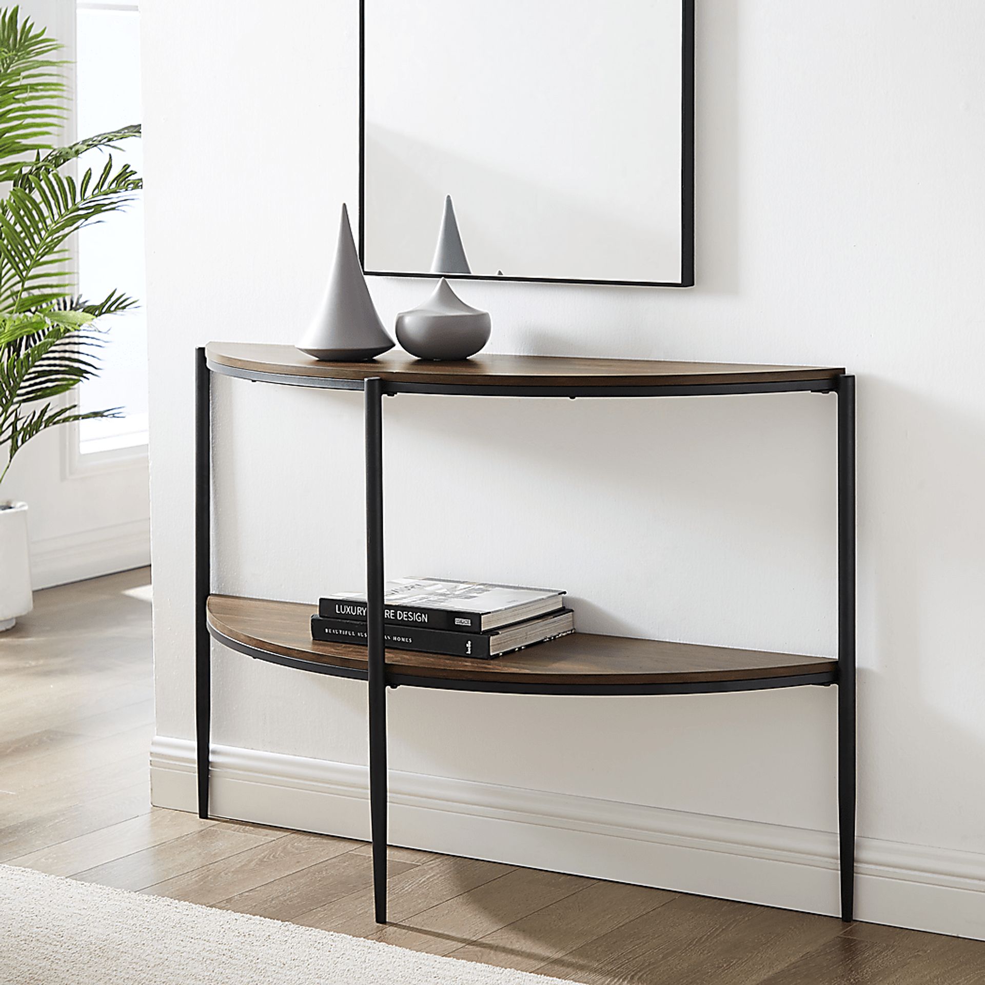 Baluster Walnut Sofa Table - Image 4