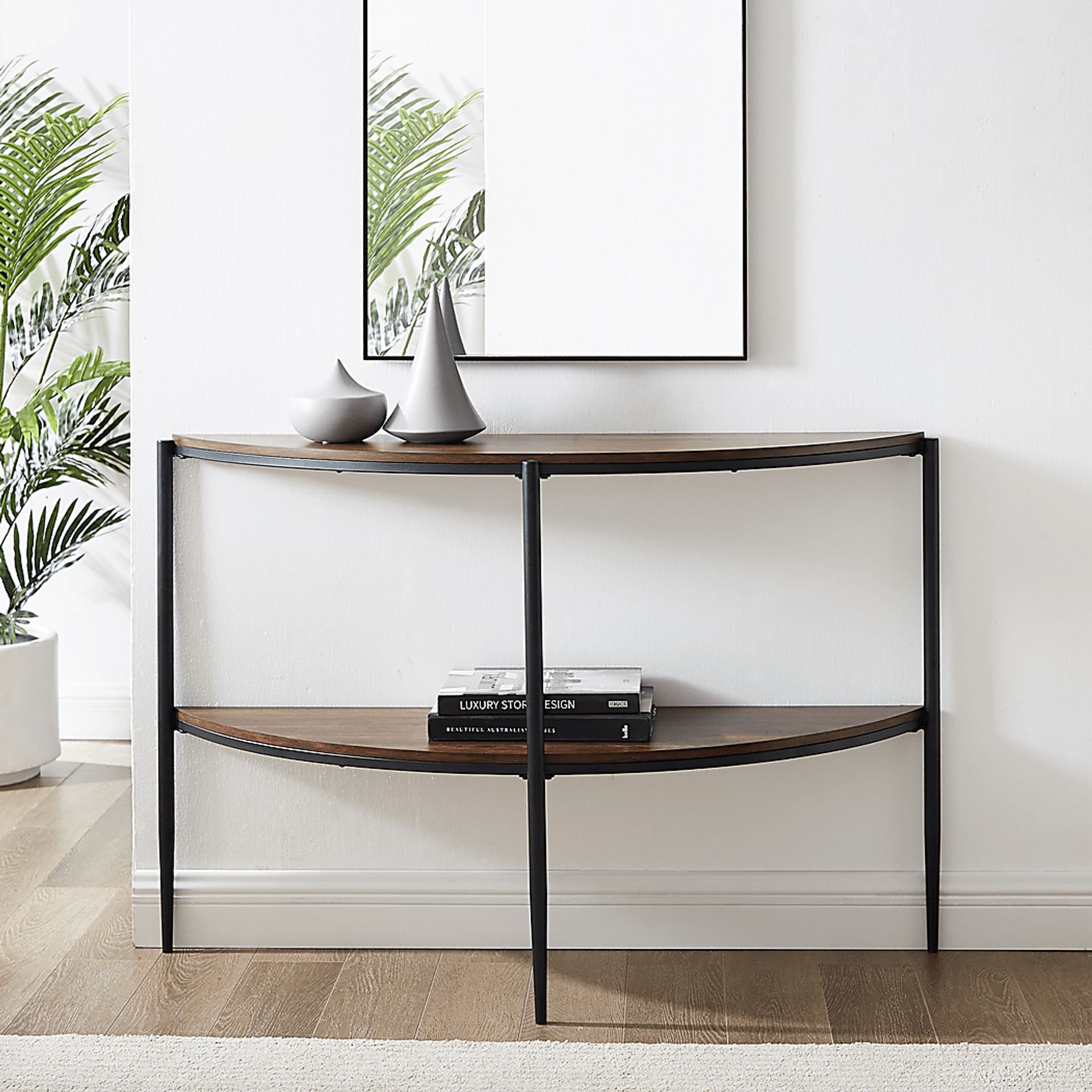 Baluster Walnut Sofa Table - Image 5