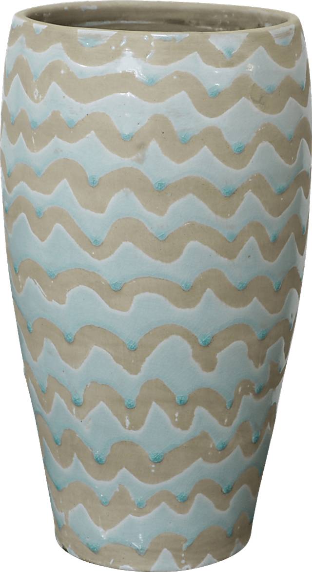 Balvir Blue Vase Set of 2 - Thumbnail - Image 1