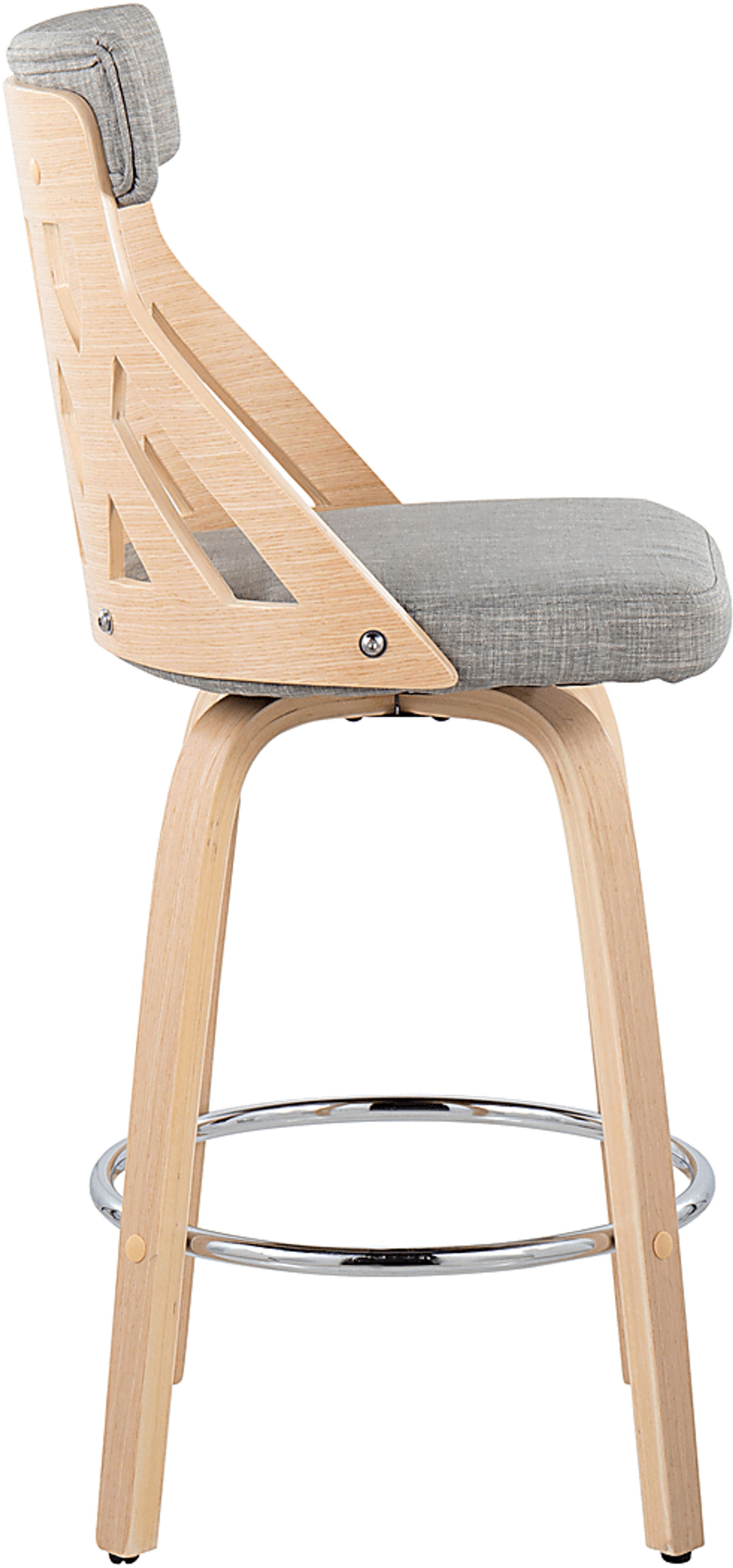 Bamberg Light Gray Counter Stool - Image 2