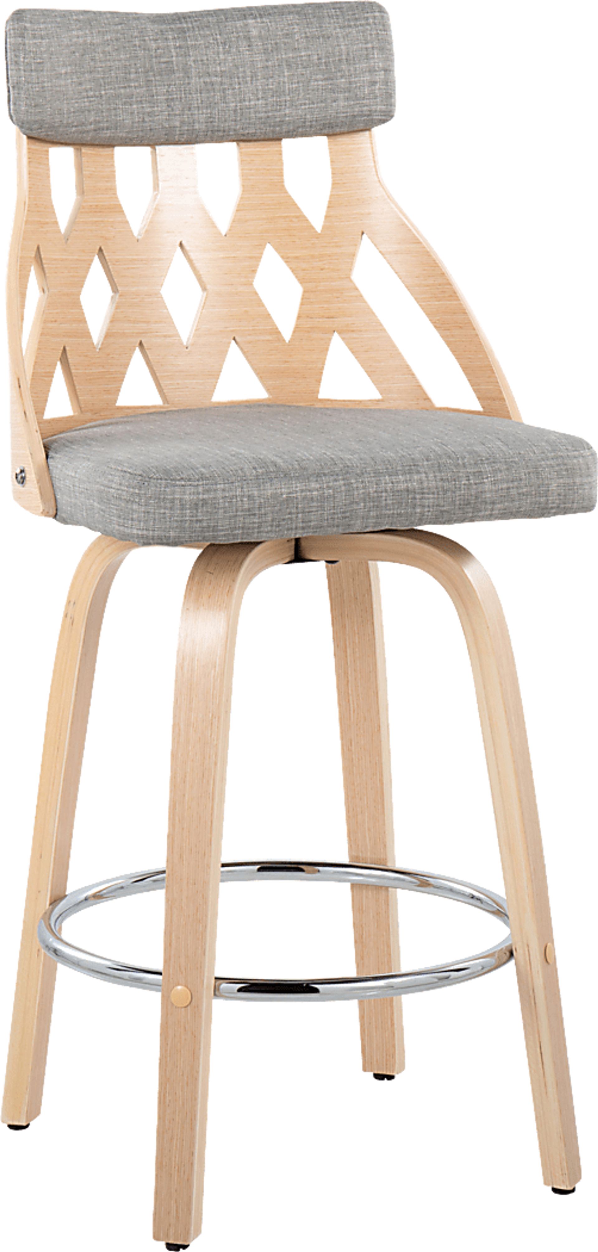 Bamberg Light Gray Counter Stool - Image 1