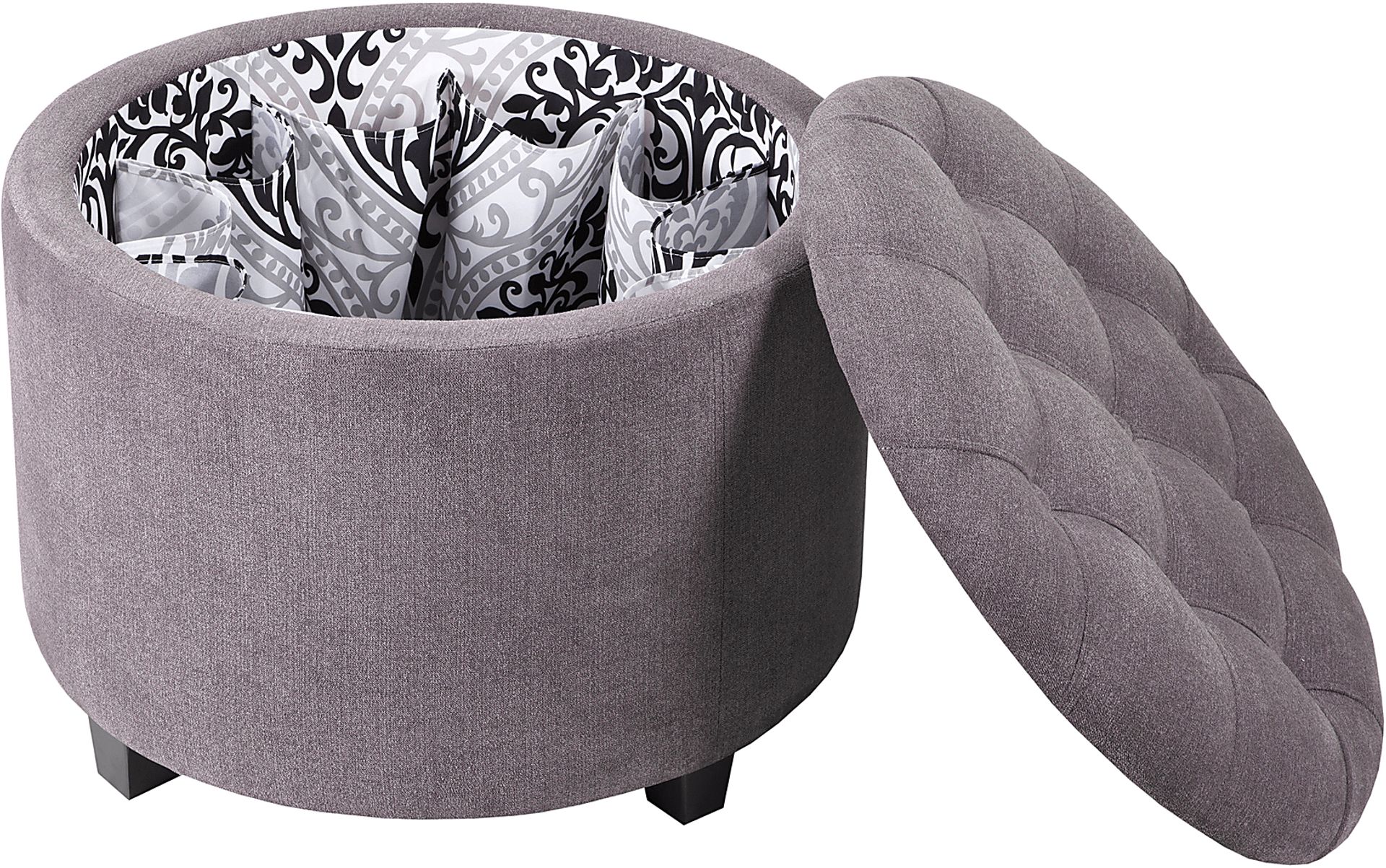 Bamerest Gray Ottoman - Image 2