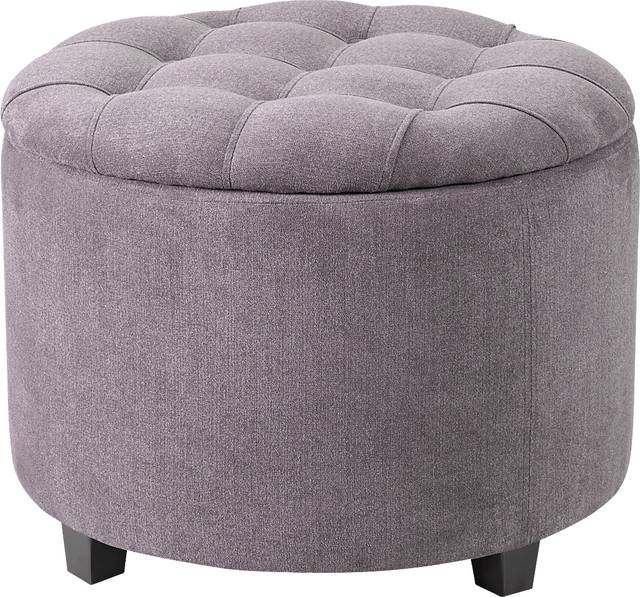 Bamerest Gray Ottoman - Thumbnail - Image 1