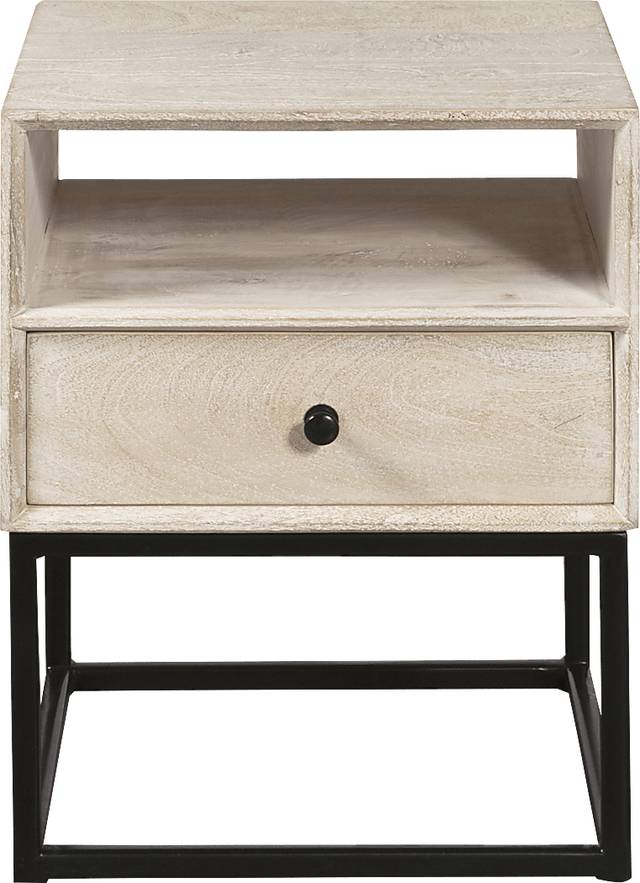 Bamwood White Side Table - Thumbnail - Image 5