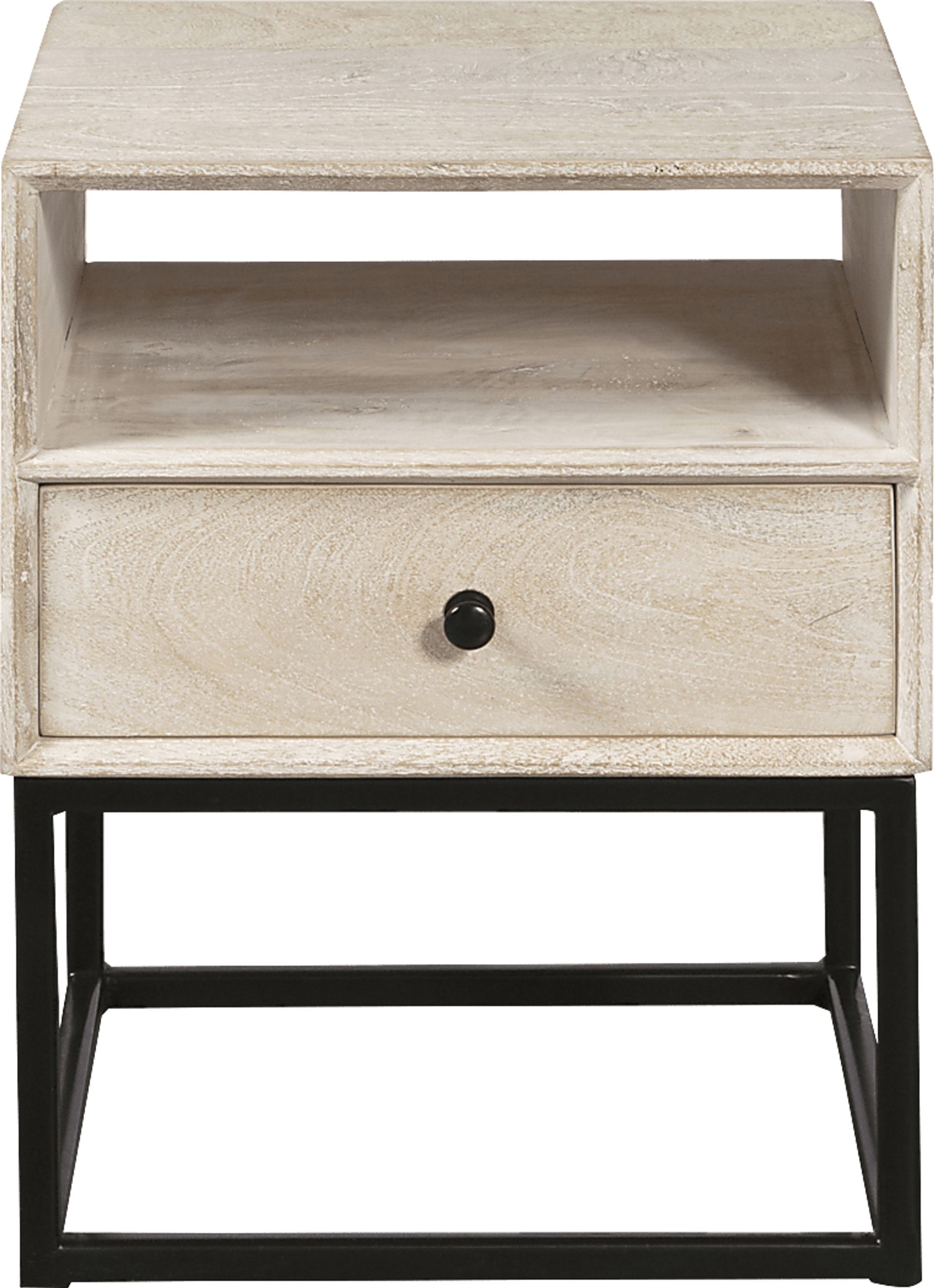 Bamwood White Side Table - Image 5