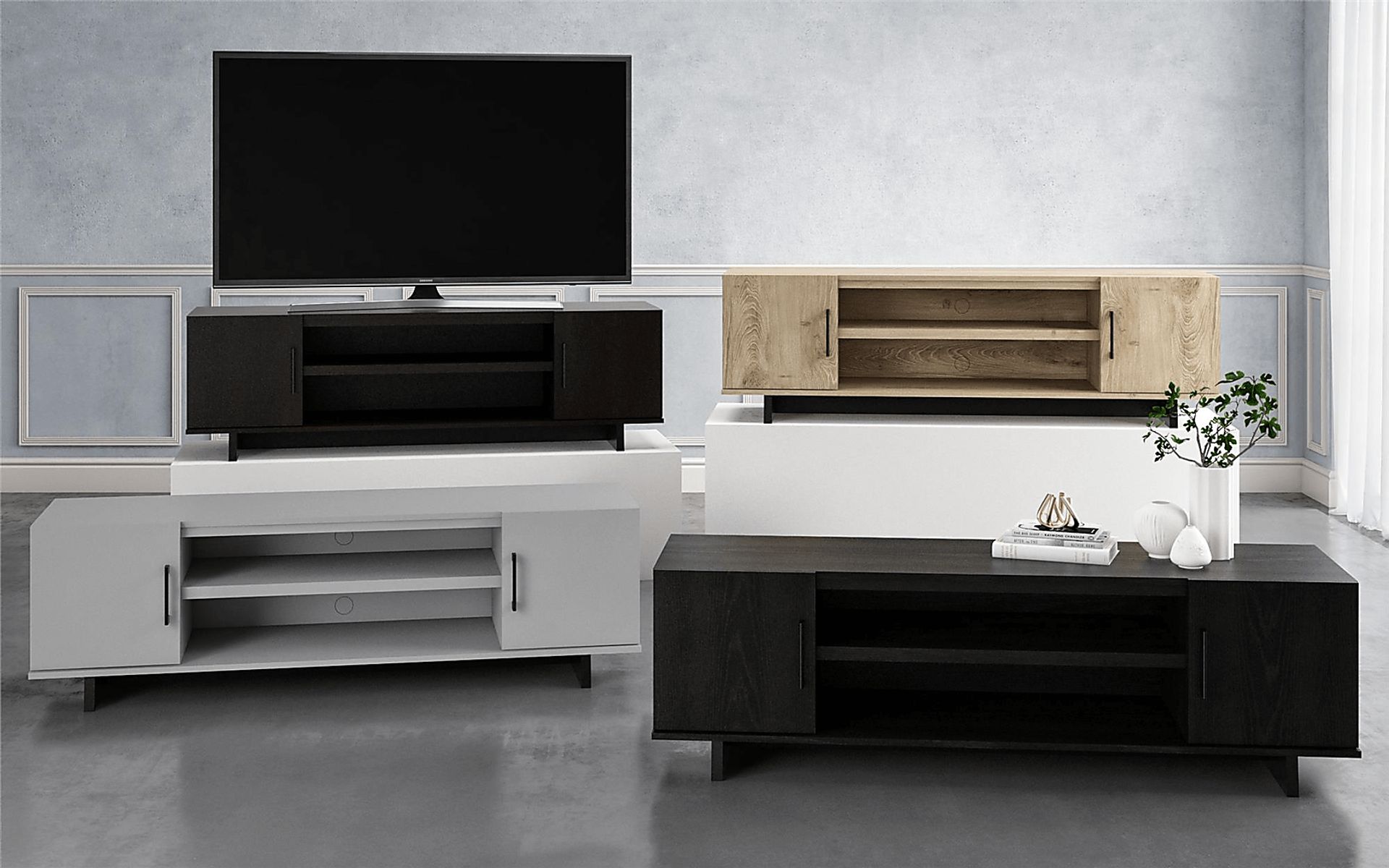 Banditti Black 60 in. Console - Image 6