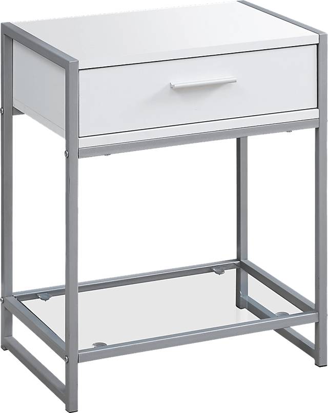 Bandiwood White Accent Table - Thumbnail - Image 1