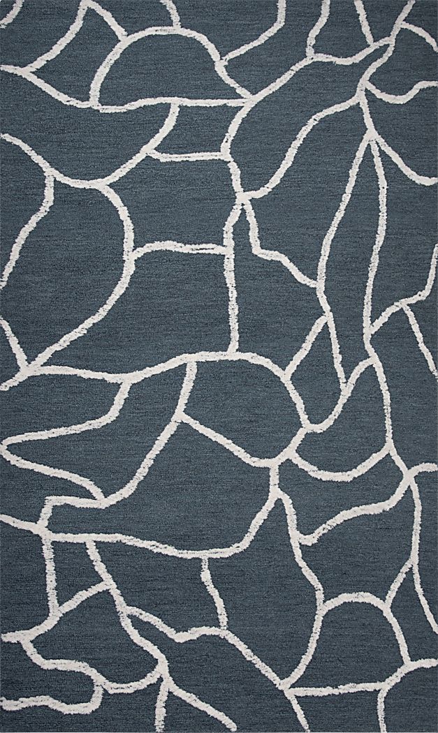 Bandurn Blue 5' x 7'6 Rug