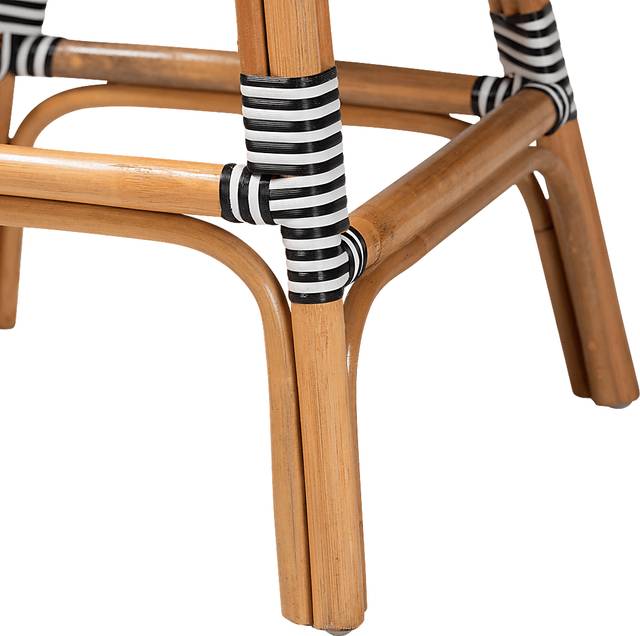 Bandyn Black and White Counter Height Stool, Set of 2 - Thumbnail - Image 6