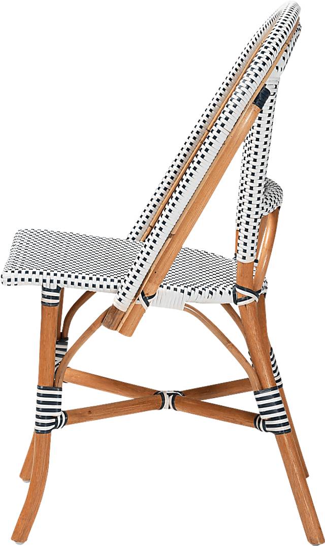 Bandyn Navy and White Dining Chair - Thumbnail - Image 5