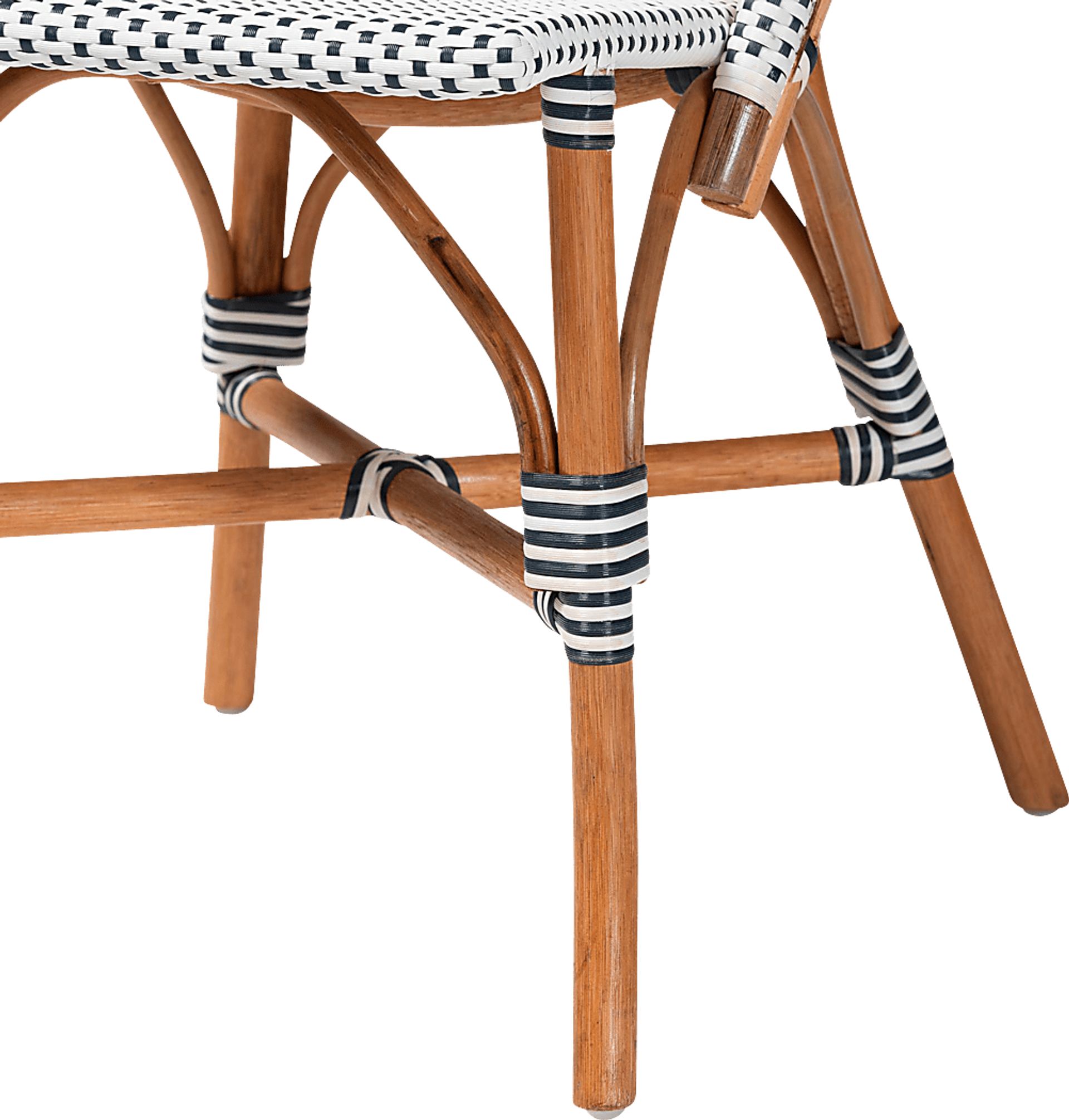 Bandyn Navy and White Dining Chair - Image 8