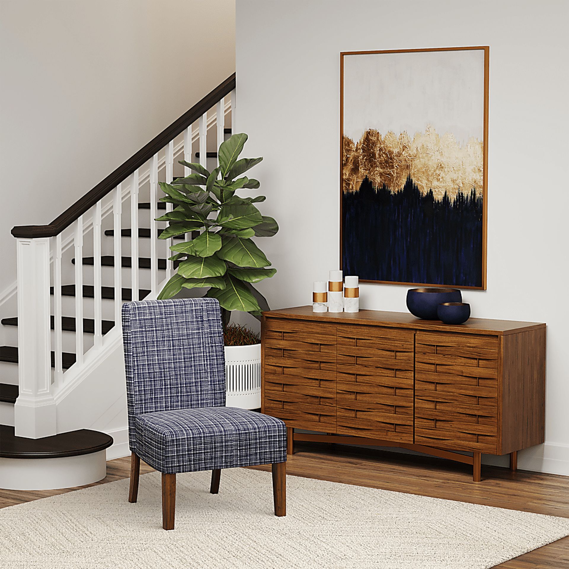Banerna Indigo Accent Chair - Image 6