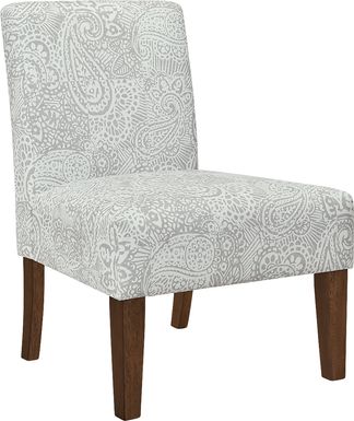 Banerna Light Gray Accent Chair
