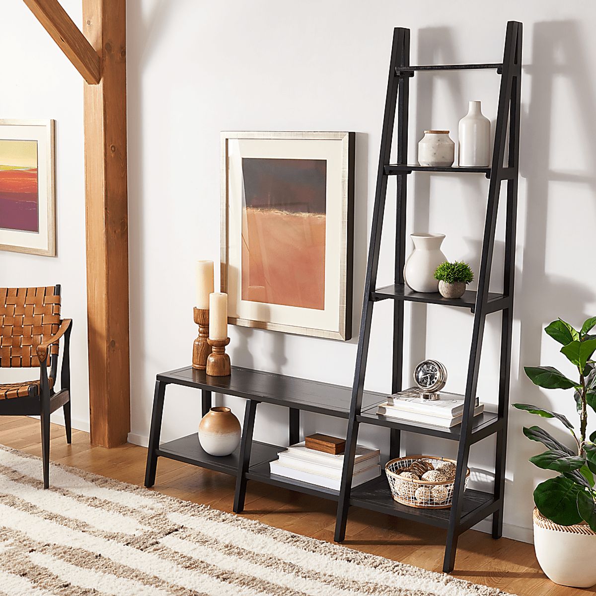 Bangale Black Bookcase | Rooms to Go