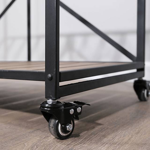 Bangerter Taupe Bar Cart - Thumbnail - Image 12