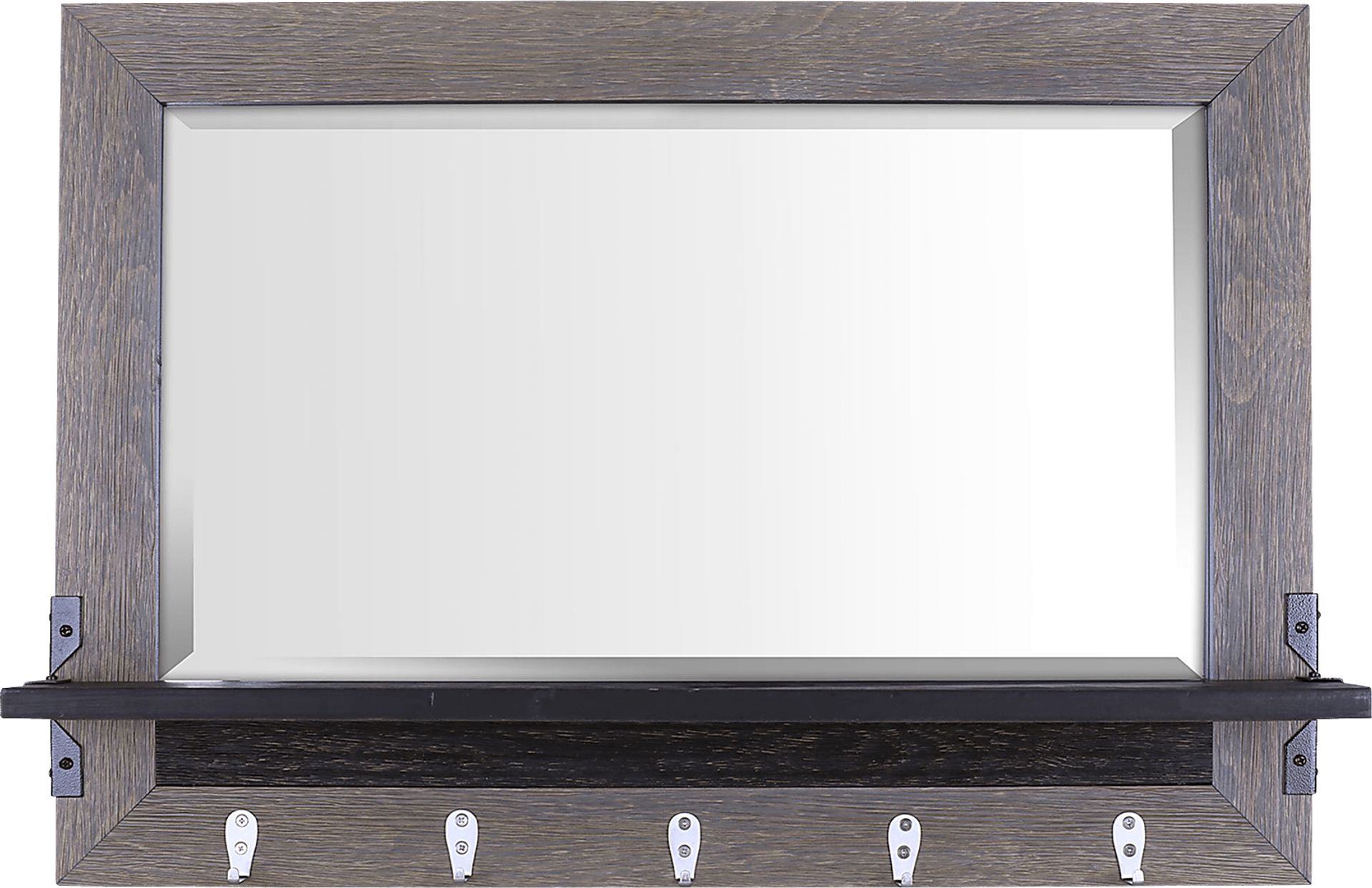 Banigan Brown Shelf Mirror - Image 1