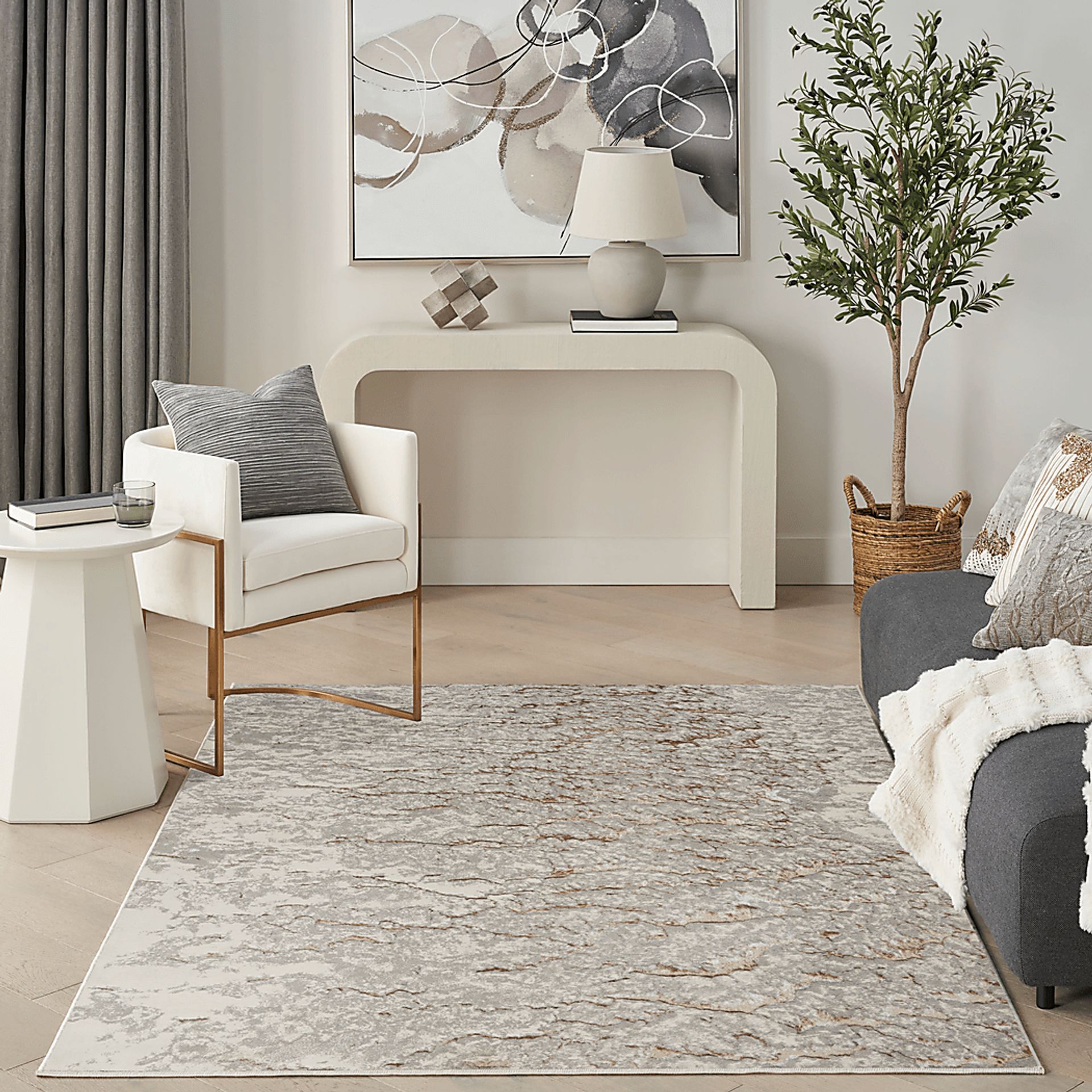 Banja Gray 6' x 9' Rug - Image 4