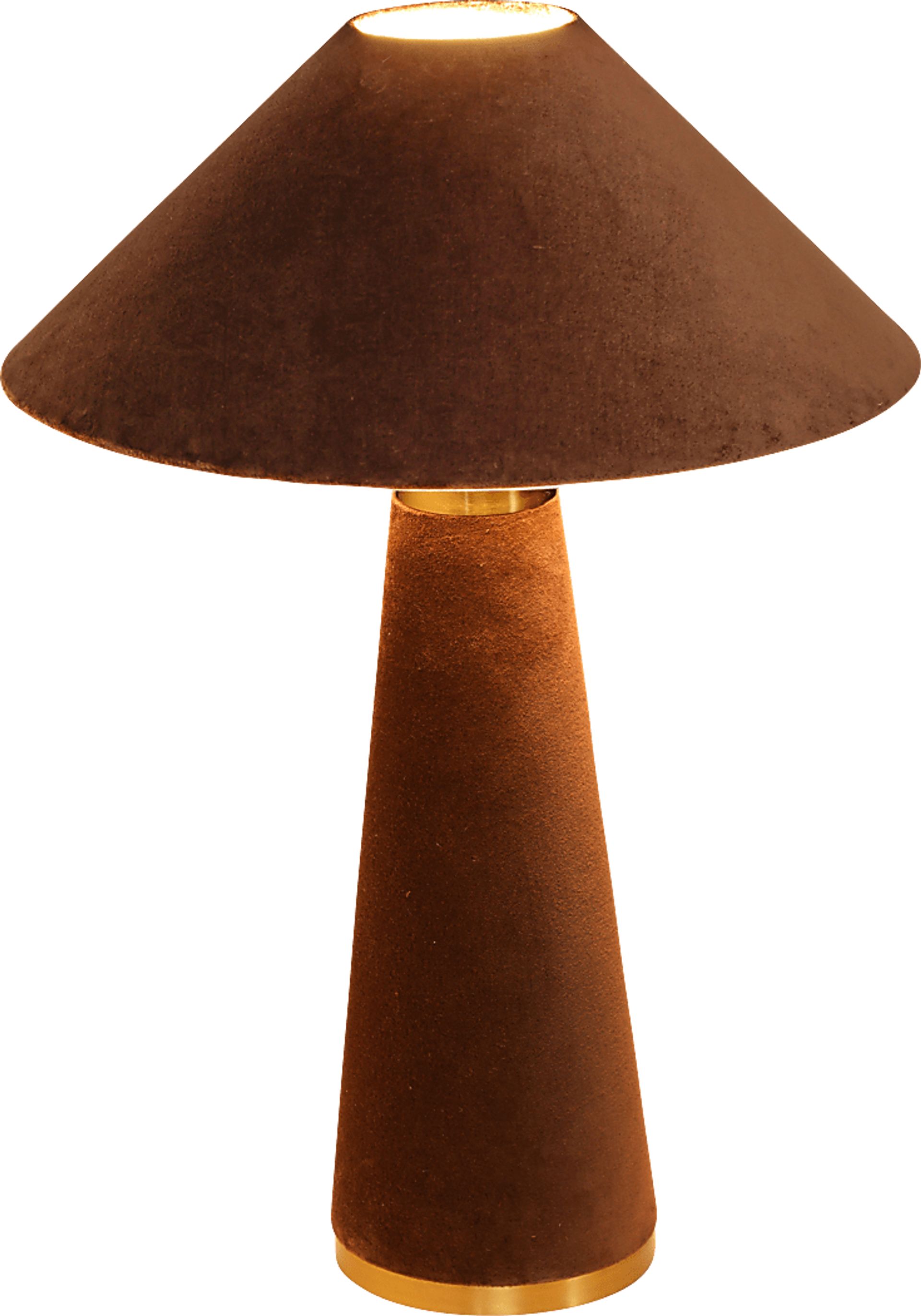 Banneker Shade Brown Lamp - Image 4