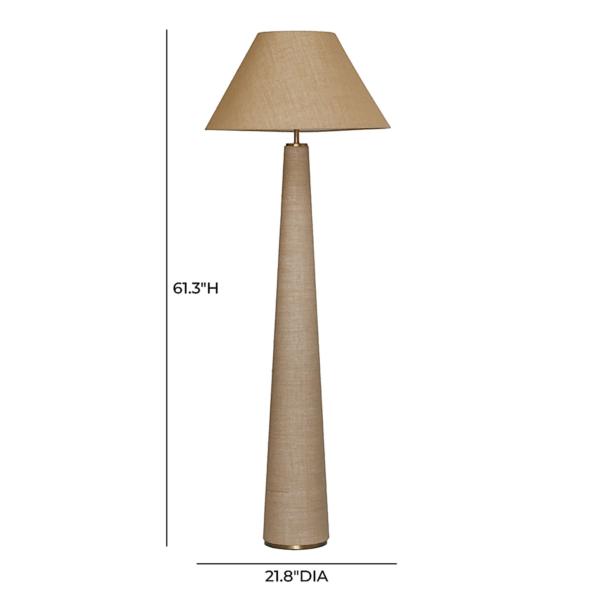 Banneker Shade Natural Floor Lamp - Image 5
