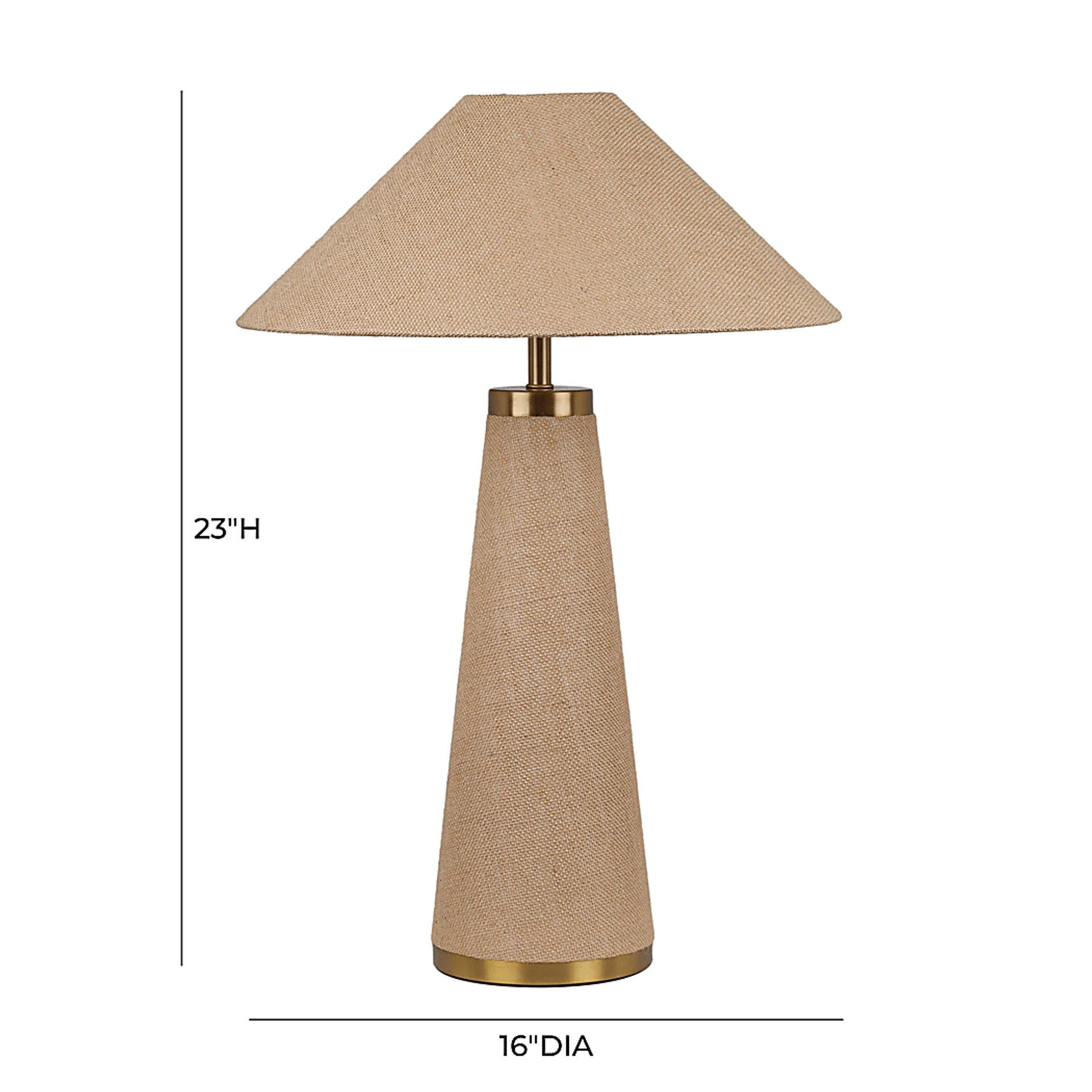 Banneker Shade Natural Lamp - Image 5