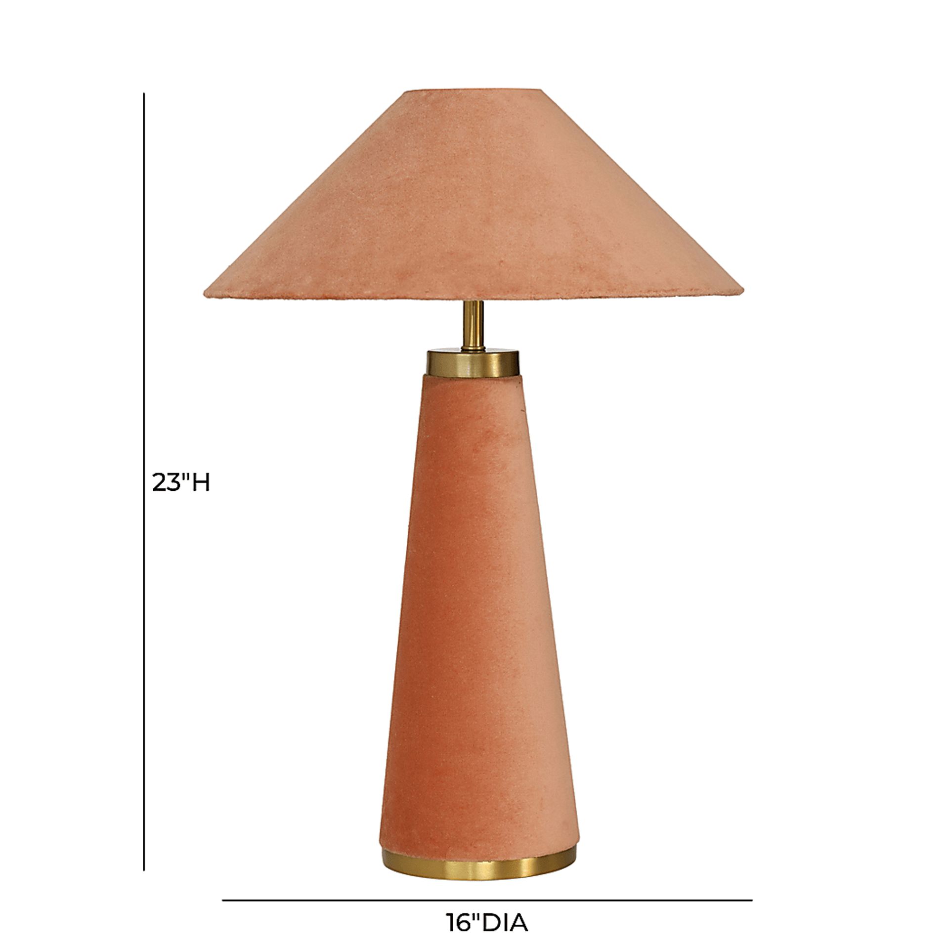 Banneker Shade Terracotta Lamp - Image 6