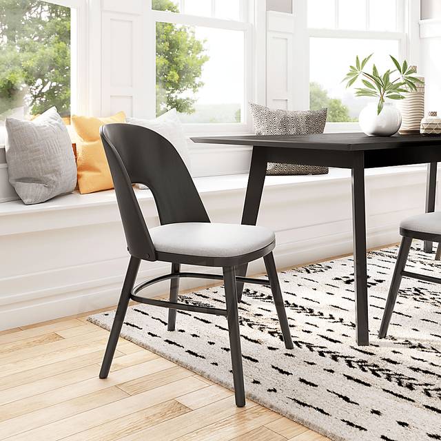 Banneret Black Dining Chair, Set of 2 - Thumbnail - Image 2