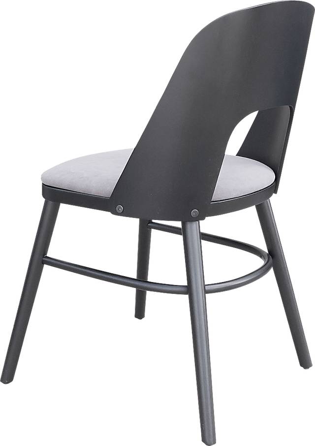 Banneret Black Dining Chair, Set of 2 - Thumbnail - Image 4