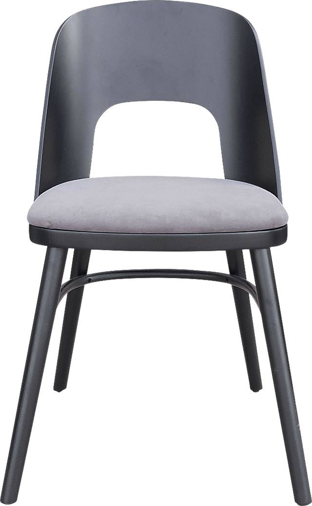 Banneret Black Dining Chair, Set of 2 - Thumbnail - Image 6