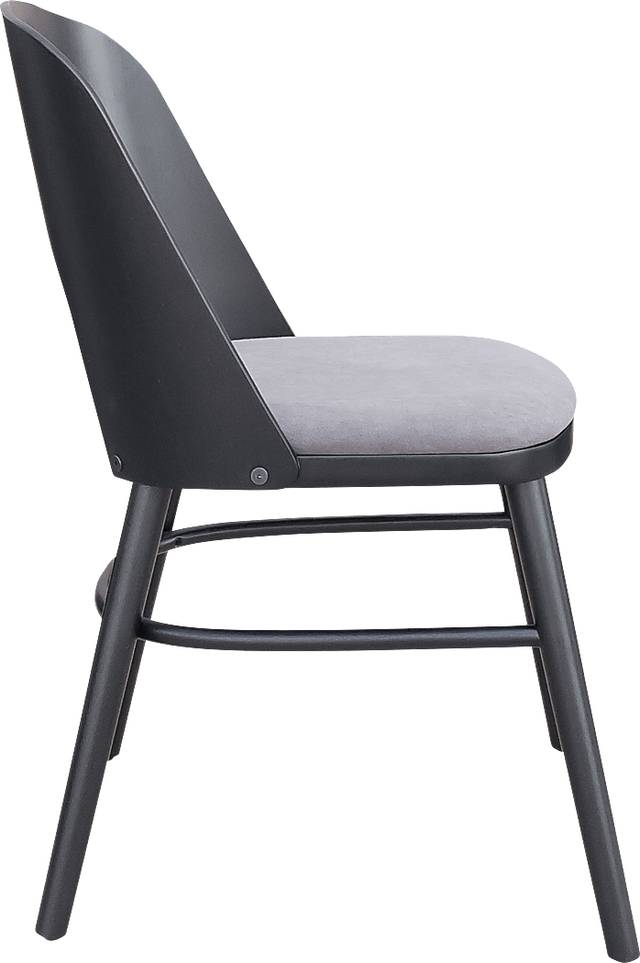 Banneret Black Dining Chair, Set of 2 - Thumbnail - Image 7