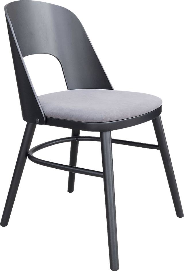 Banneret Black Dining Chair, Set of 2 - Thumbnail - Image 8
