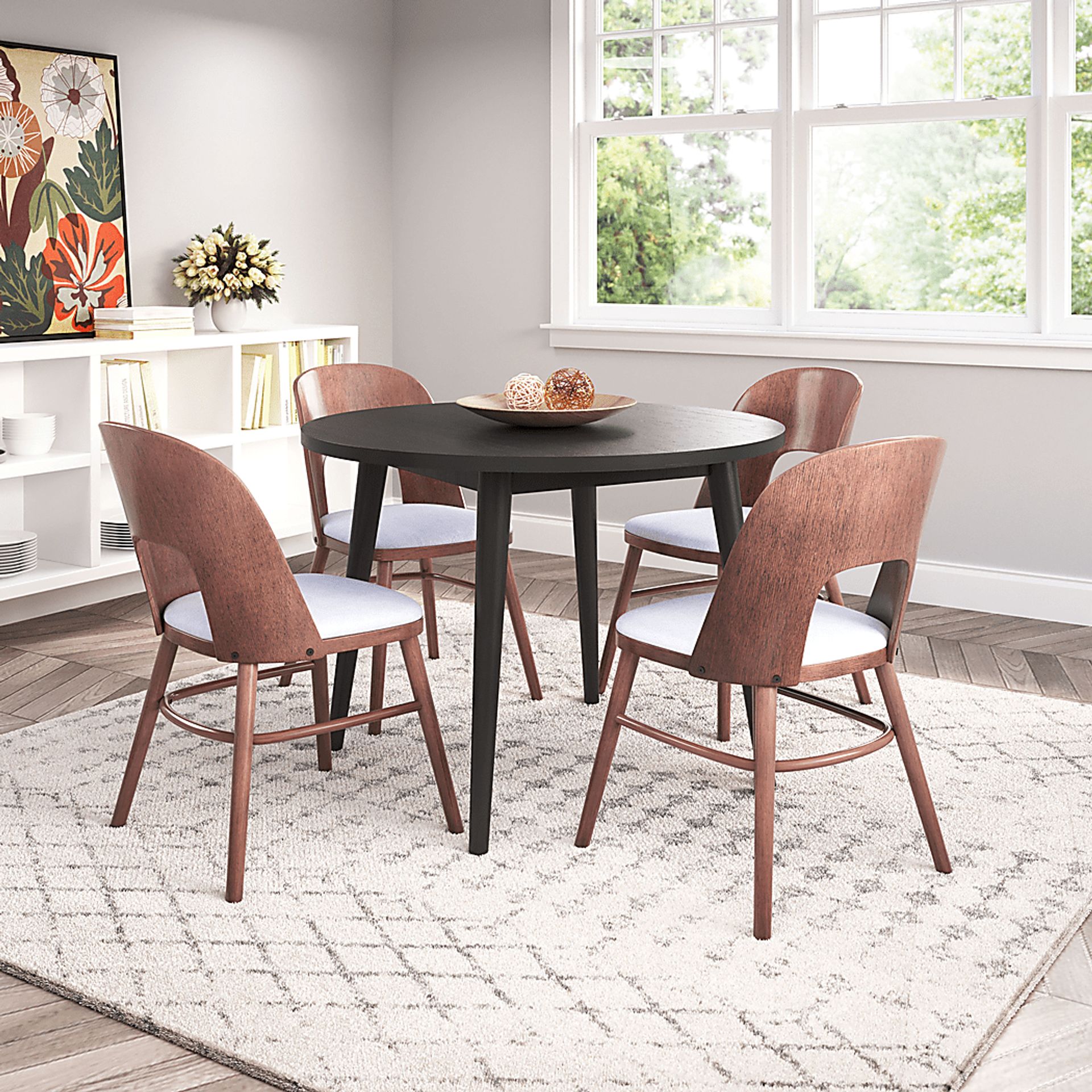 Banneret Walnut Dining Chair, Set of 2 - Image 3