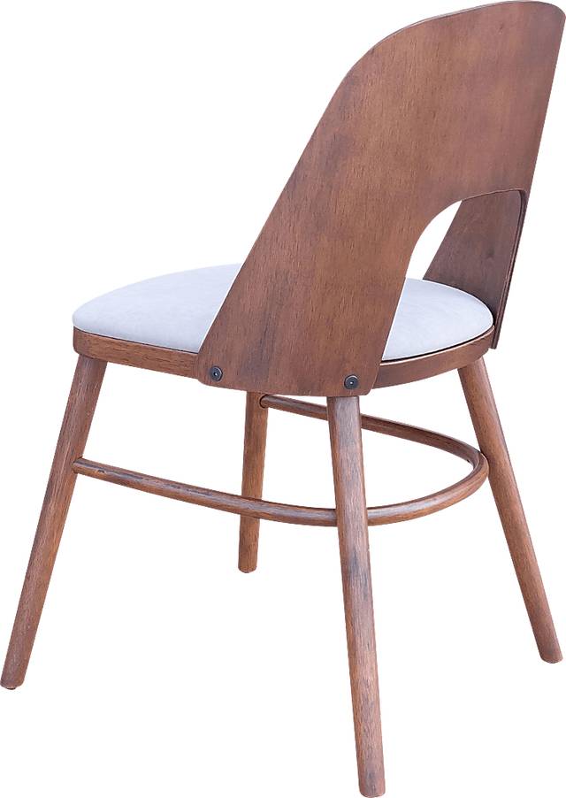Banneret Walnut Dining Chair, Set of 2 - Thumbnail - Image 4