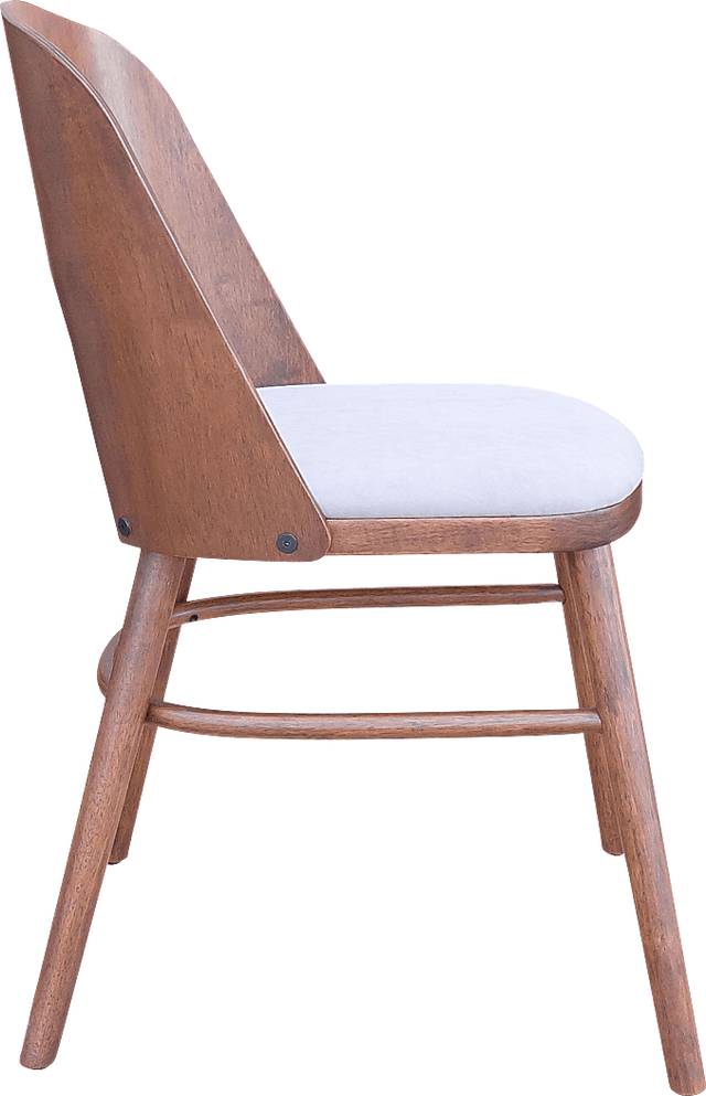 Banneret Walnut Dining Chair, Set of 2 - Thumbnail - Image 7