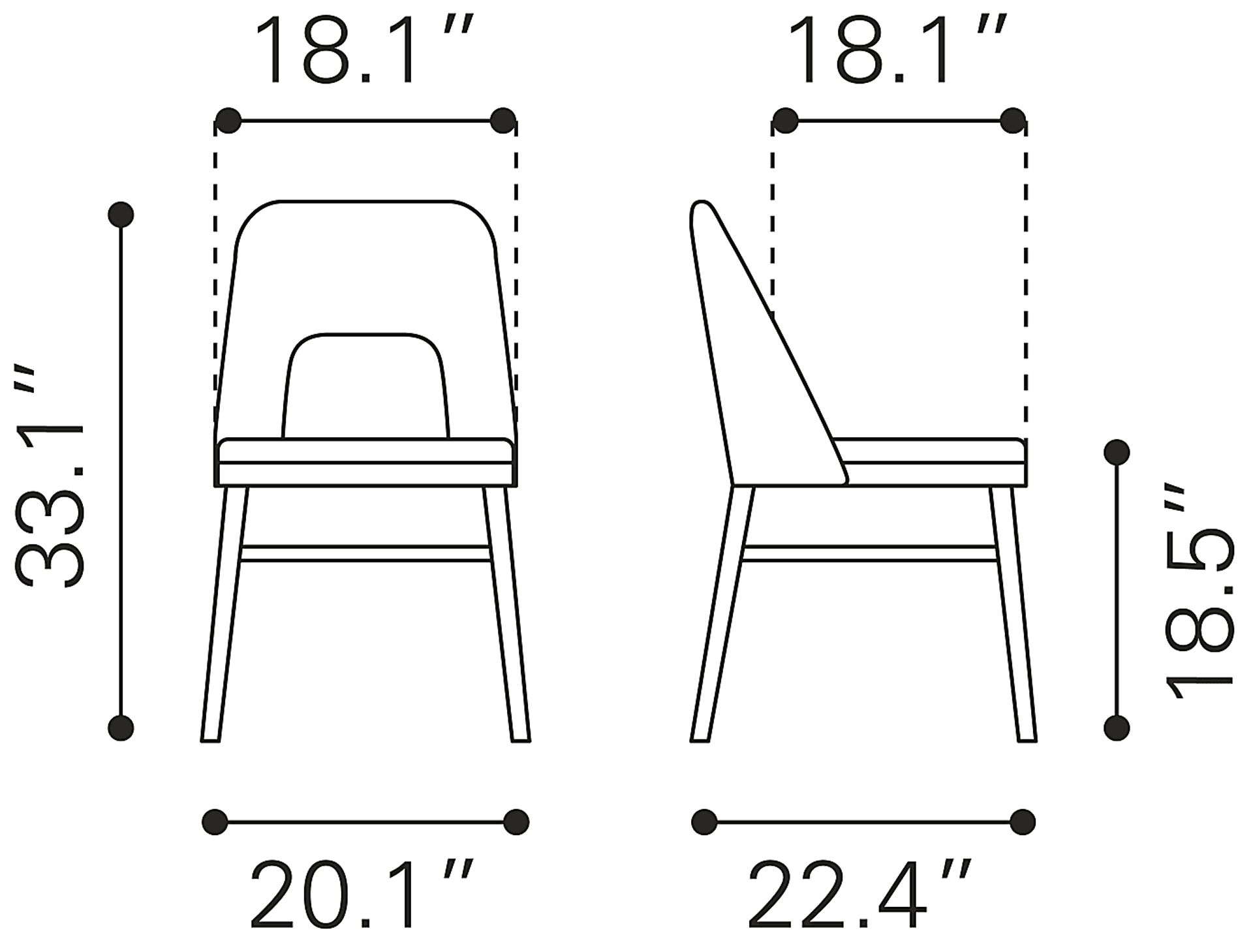 Banneret Walnut Dining Chair, Set of 2 - Image 10