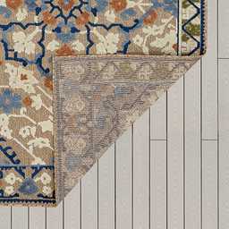 Bannia Bay Beige,Blue,Rust Beige,Blue,Red Outdoor Rugs | Rooms to Go