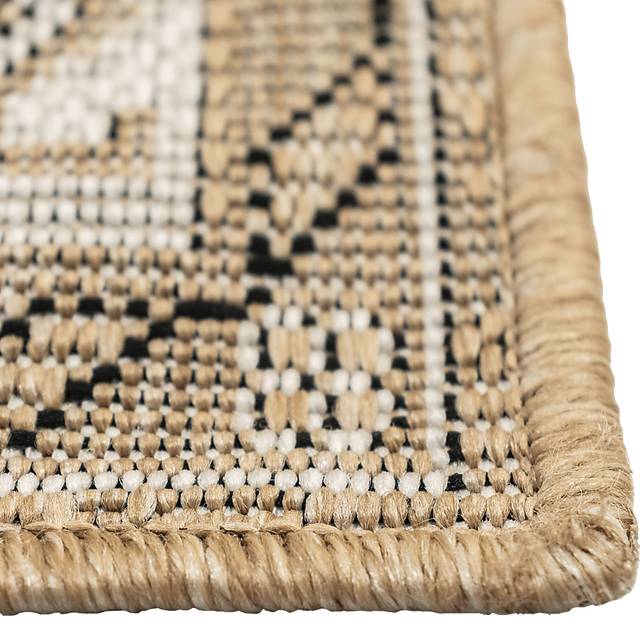 Bannigan Natural 6'6 x 9'4 Indoor/Outdoor Rug - Thumbnail - Image 6