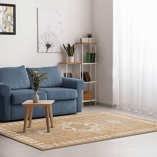 Bannigan Natural 7'10 Square Indoor/Outdoor Rug - Thumbnail - Image 2