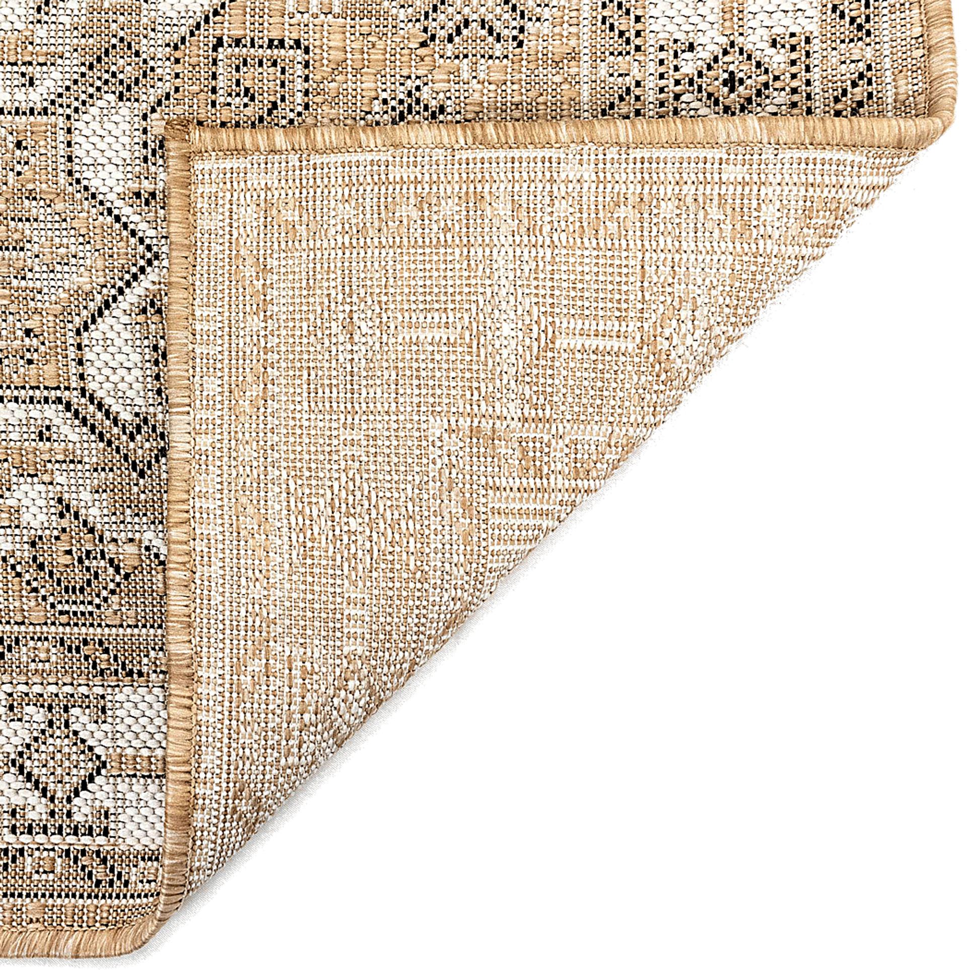 Bannigan Natural 7'10 Square Indoor/Outdoor Rug - Image 4