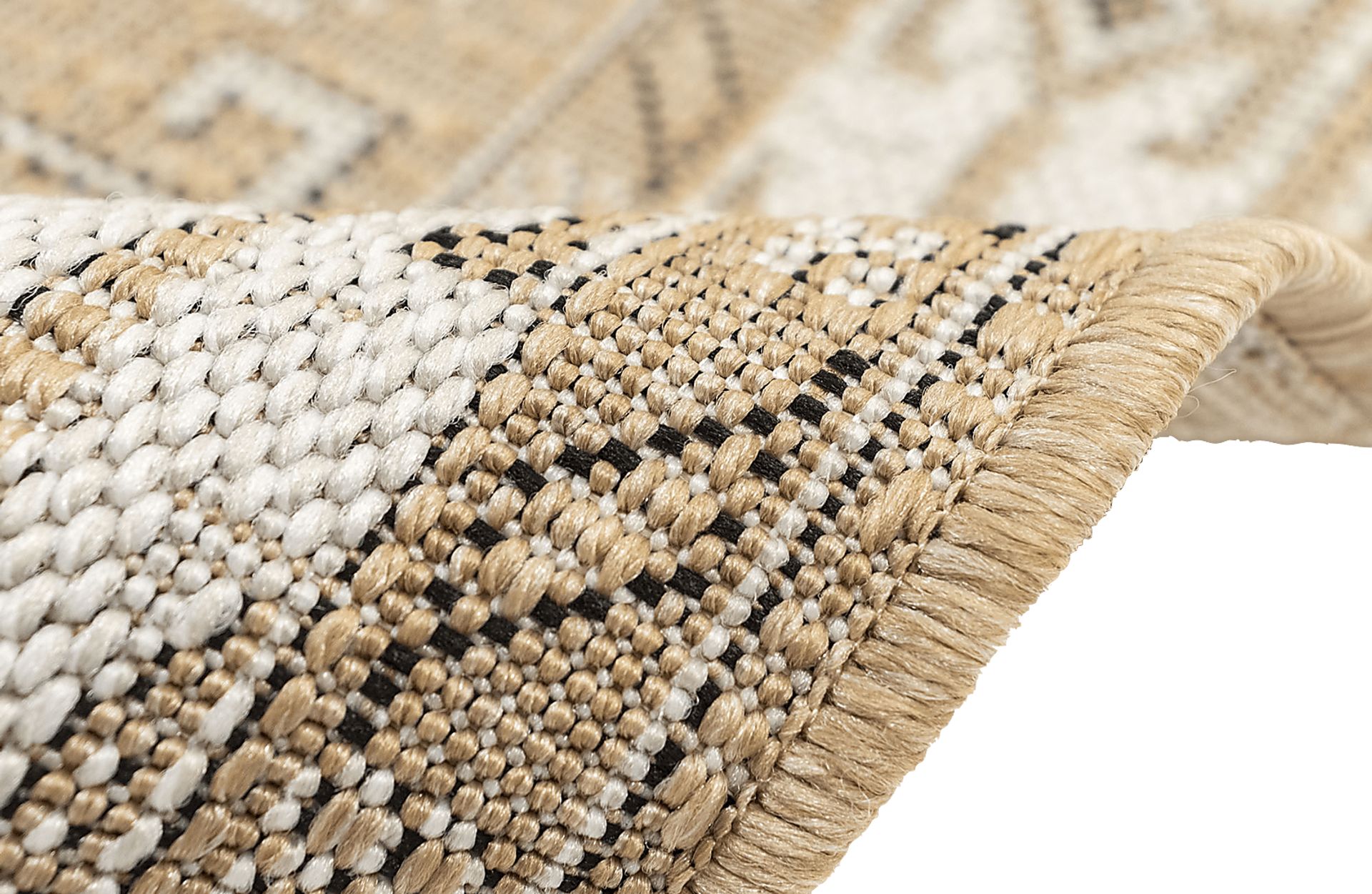 Bannigan Natural 7'10 Square Indoor/Outdoor Rug - Image 5