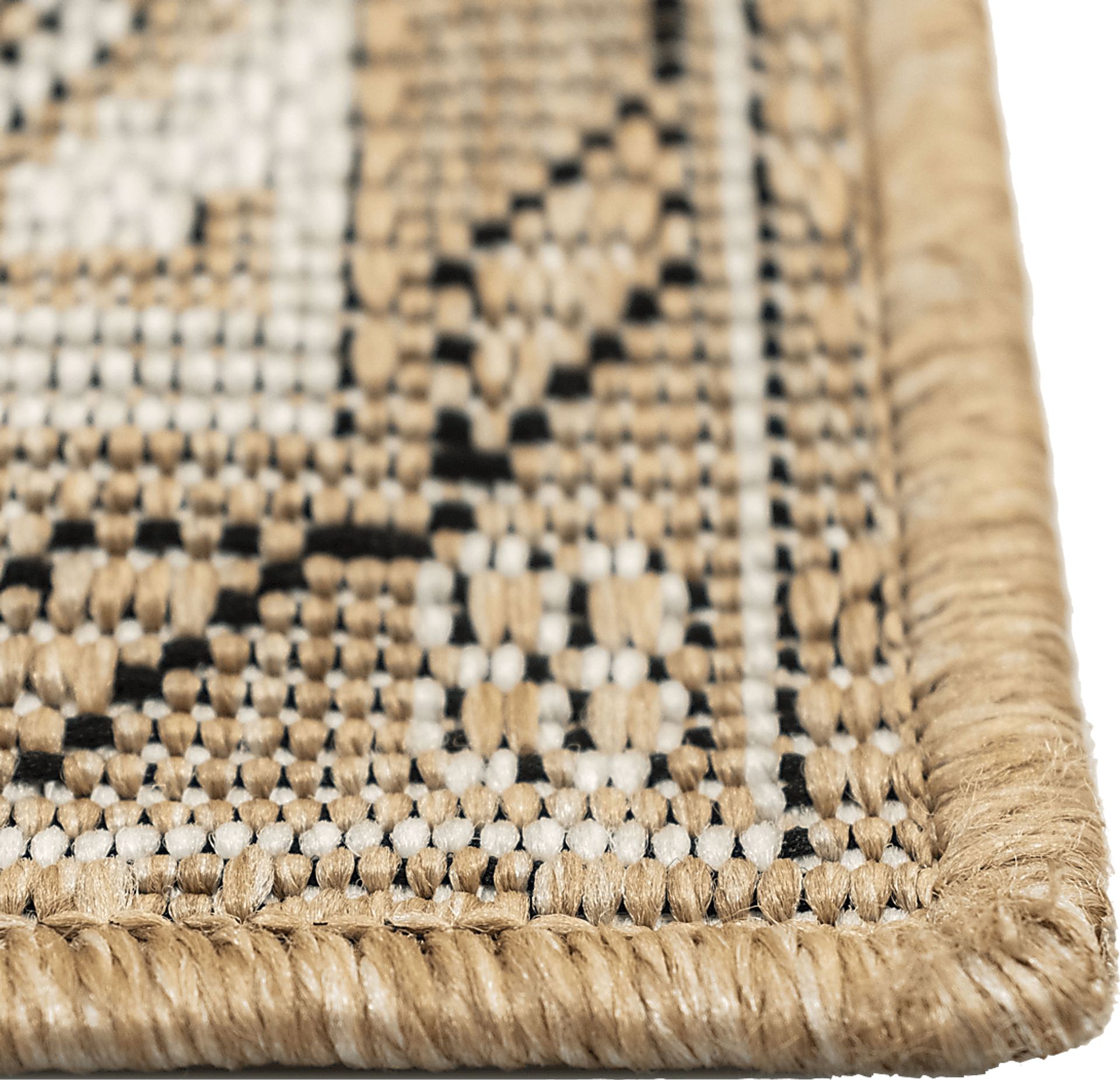 Bannigan Natural 7'10 Square Indoor/Outdoor Rug - Image 6