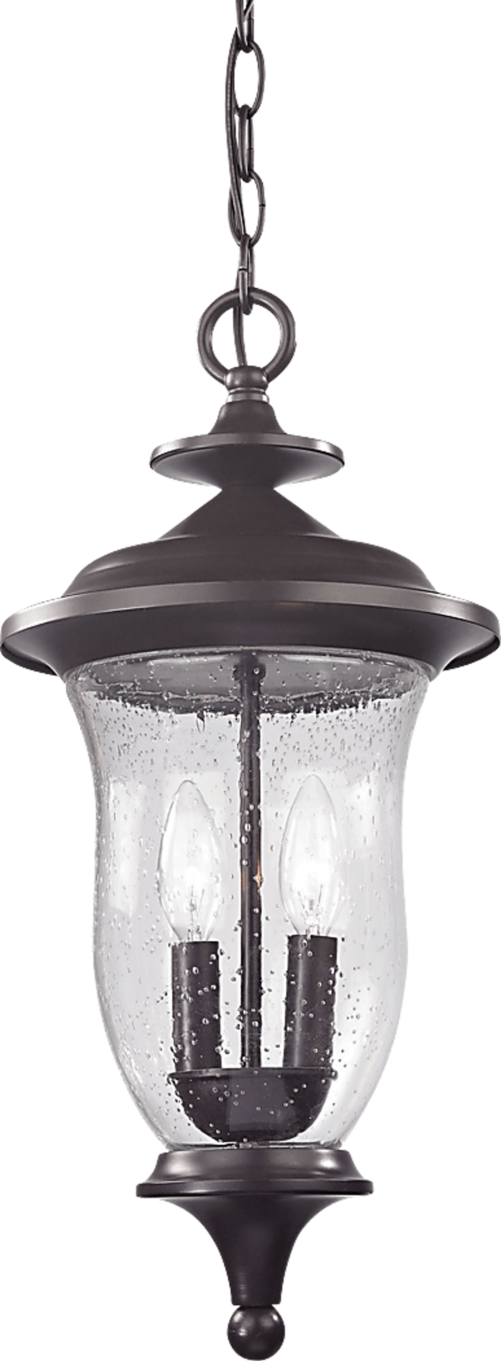 Bannington Brown Outdoor Chandelier - Image 1
