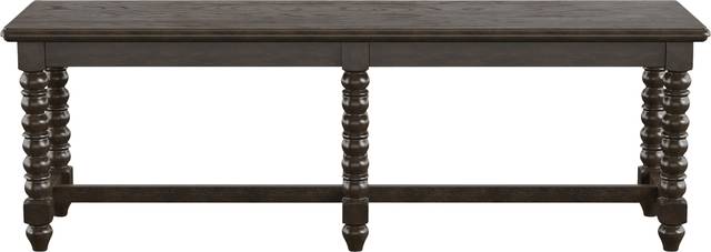 Bannock Espresso Dining Bench - Thumbnail - Image 2