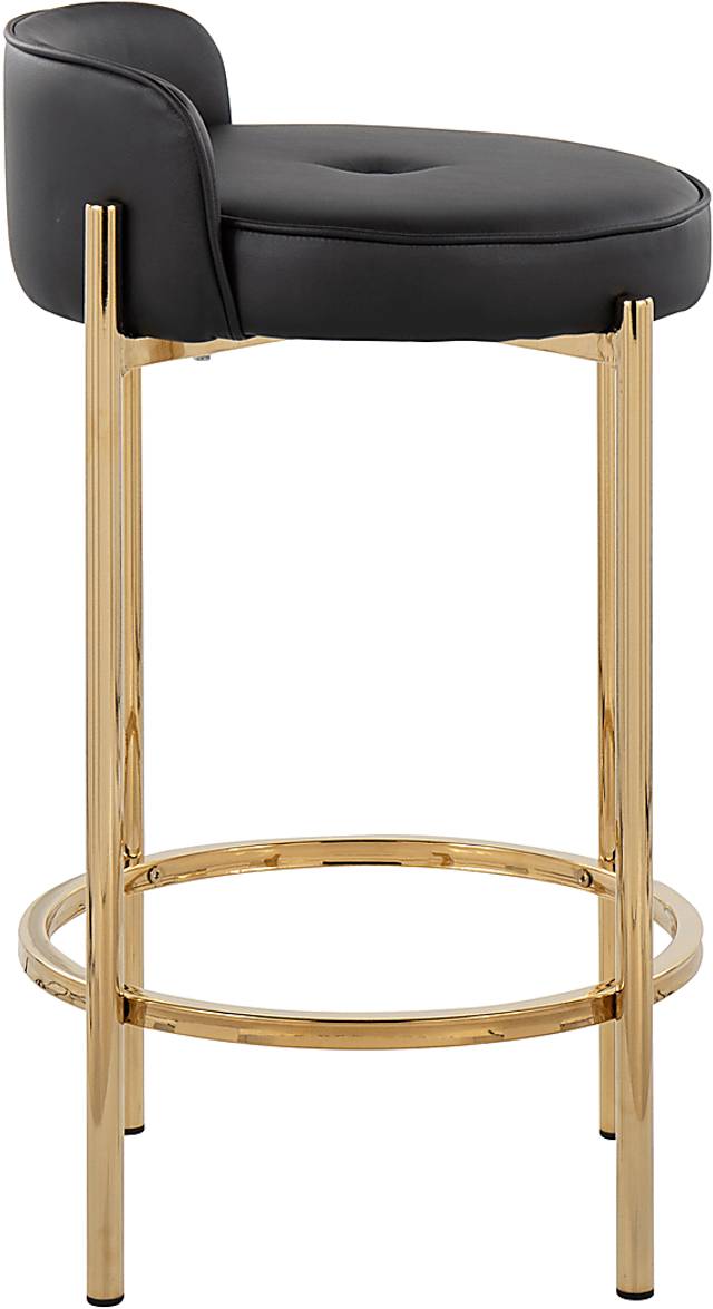 Bannon I Black Counter Stool Set of 2 - Thumbnail - Image 3