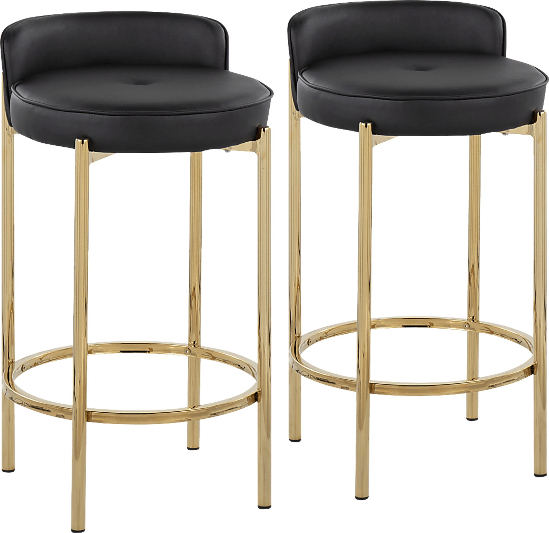 Bannon I Black Counter Stool Set of 2 - Image 1